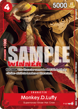 Monkey.D.Luffy (Winner Stamp)