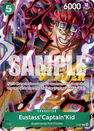 Eustass"Captain"Kid (Pre Release Winner Stamp)