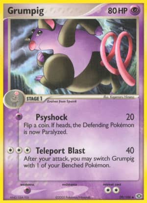 Grumpig (Prerelease Stamp)