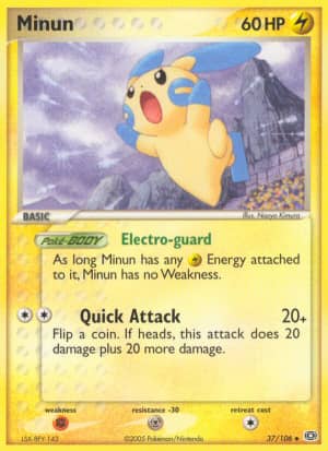 Minun (Reverse Holofoil)