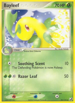 Bayleef (Prerelease Stamp)