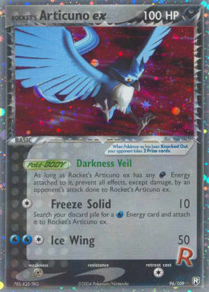 Rocket's Articuno ex (Holofoil)