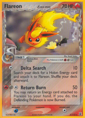 Flareon δ (Reverse Holofoil)