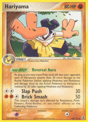 Hariyama (Reverse Holofoil)