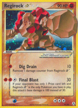 Regirock ☆ (Holofoil)