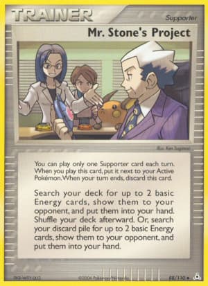 Mr. Stone's Project (Reverse Holofoil)