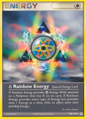 δ Rainbow Energy (Reverse Holofoil)