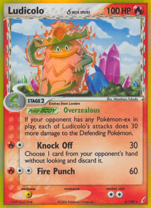 Ludicolo δ (Reverse Holofoil)