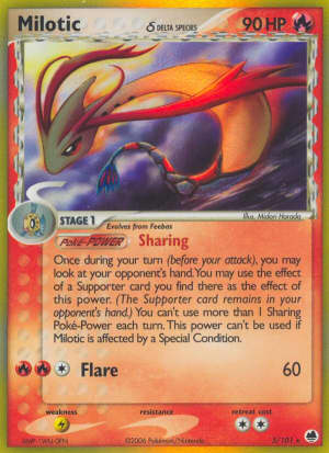 Milotic δ (Reverse Holofoil)