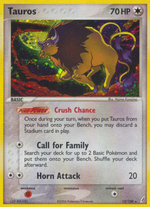 Tauros (Reverse Holofoil)