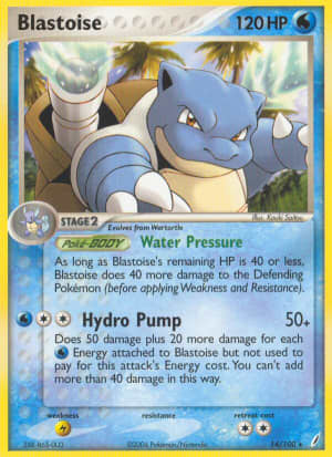 Blastoise (League Stamp)