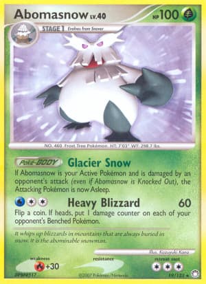 Abomasnow (Reverse Holofoil)