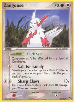 Zangoose (Reverse Holofoil)