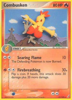 Combusken (Reverse Holofoil)