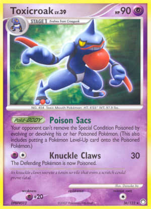 Toxicroak (Reverse Holofoil)