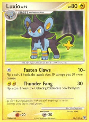 Luxio (Prerelease Staff Stamp)