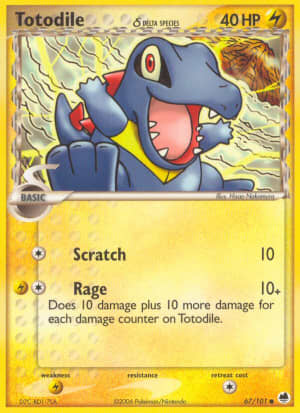 Totodile δ (Reverse Holofoil)