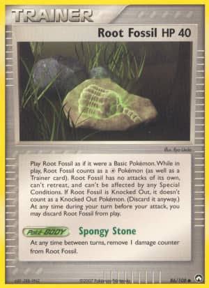 Root Fossil (Reverse Holofoil)