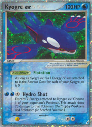 Kyogre ex (Holofoil)