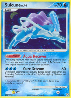 Suicune (Cracked Ice Holofoil)