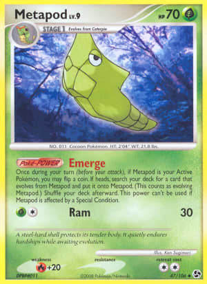 Metapod (Reverse Holofoil)