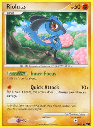 Riolu (Cracked Ice Holofoil)