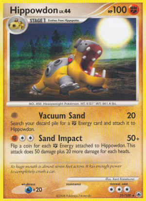 Hippowdon (Reverse Holofoil)