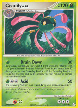 Cradily (Reverse Holofoil)