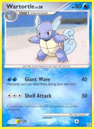 Wartortle (Reverse Holofoil)