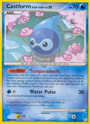 Castform Rain Form (Reverse Holofoil)