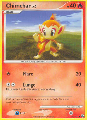 Chimchar (Burger King Stamp)