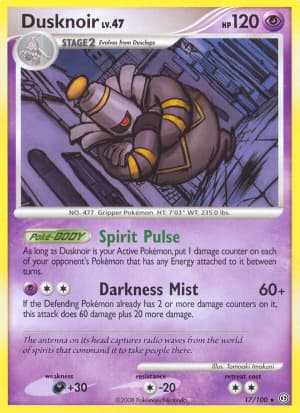 Dusknoir (Reverse Holofoil)