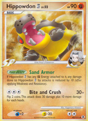 Hippowdon E4 (Reverse Holofoil)