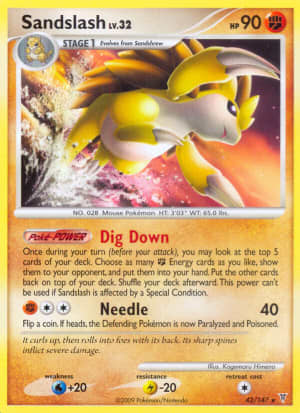 Sandslash (Reverse Holofoil)