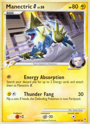 Manectric G (Reverse Holofoil)