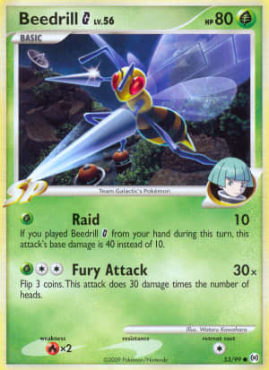 Beedrill G (Reverse Holofoil)