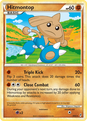 Hitmontop (Reverse Holofoil)
