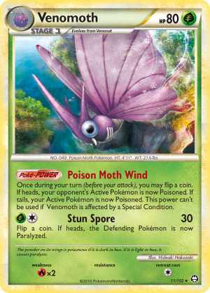 Venomoth (Reverse Holofoil)