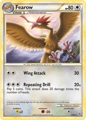 Fearow (Reverse Holofoil)