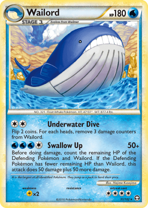 Wailord (Reverse Holofoil)