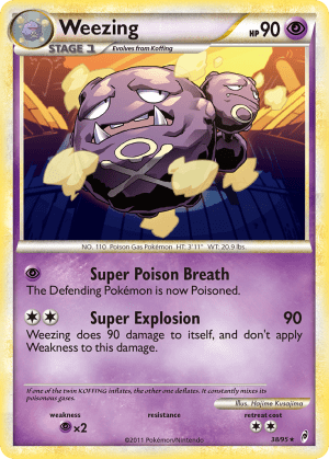Weezing (Reverse Holofoil)