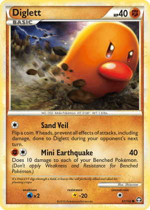 Diglett (Reverse Holofoil)
