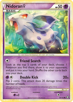 Nidoran ♀ (Reverse Holofoil)