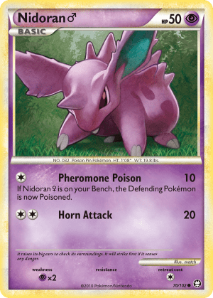 Nidoran ♂ (Reverse Holofoil)