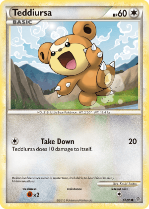 Teddiursa (Reverse Holofoil)