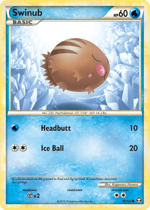 Swinub (Reverse Holofoil)