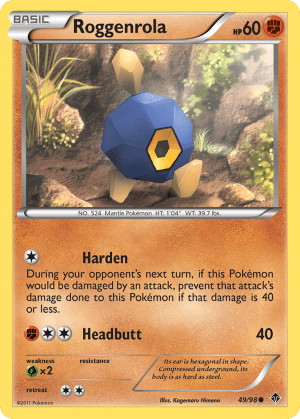 Roggenrola (Reverse Holofoil)