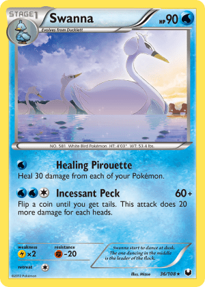 Swanna (Reverse Holofoil)