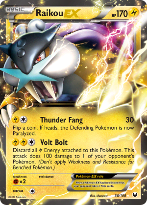 Raikou-EX (Holofoil)