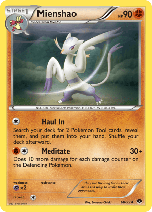 Mienshao (Reverse Holofoil)
